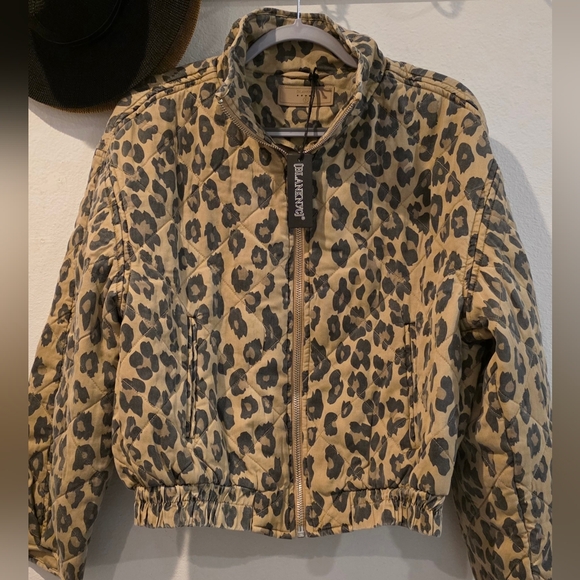 BLANKNYC Quilted Leopard Jacket - Picture 1 of 7